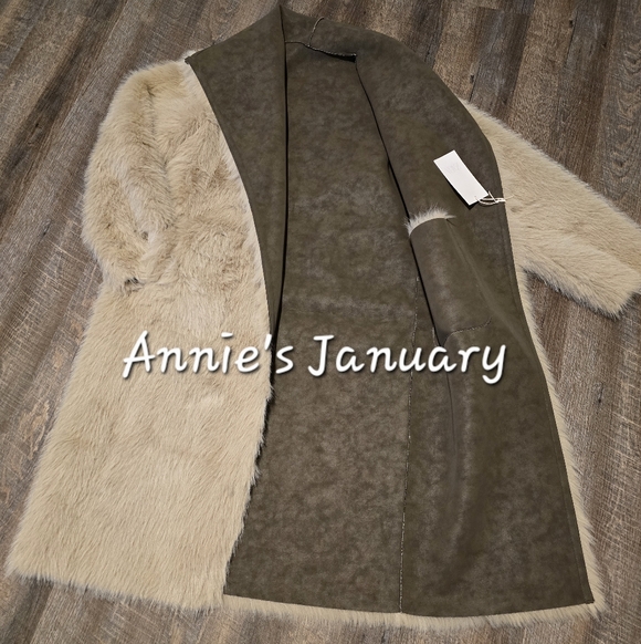 ZARA Reversible Faux Fur Double-Faced Coat(Mink, US S,M,L/EUR S,M,L) - Picture 14 of 16